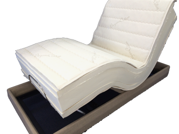 Organic adjustable bed mattress